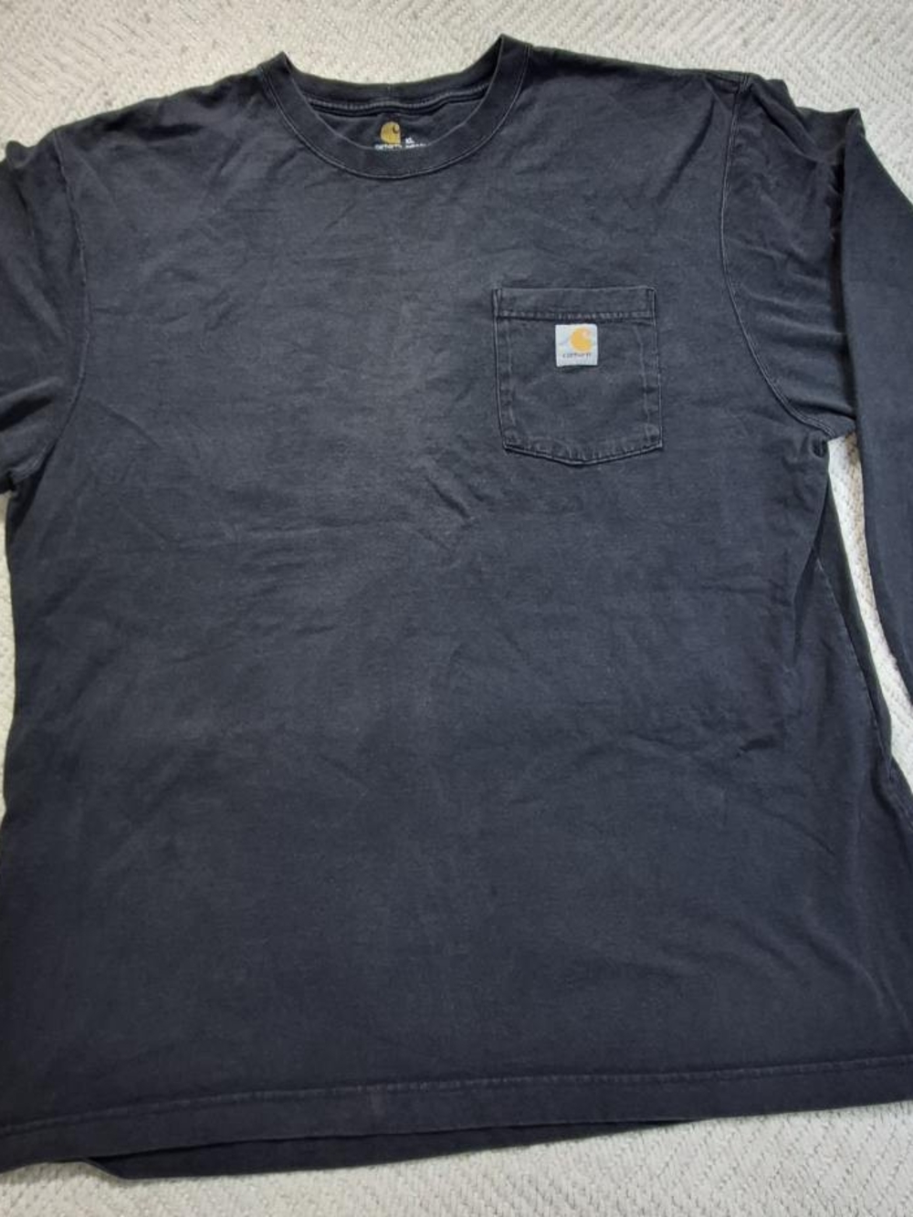 Carhartt men's heavyweight long sleeve pocket T-shirt